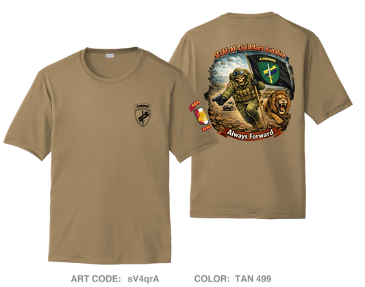 SETAF-AF Civil Affairs Battalion Hi-Tech Performance Unisex SS Tee - sV4qrA