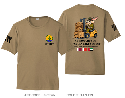657 Mct Hi-Tech Performance Unisex SS Tee - tu5Swb