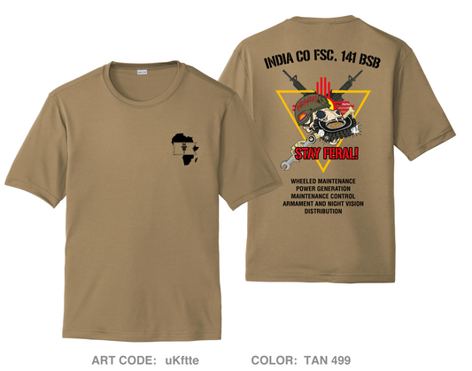 I CO FSC, 141 BSB Hi-Tech Performance Unisex SS Tee - uKftte