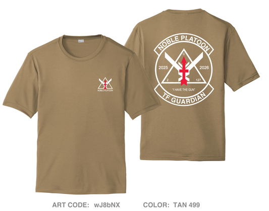 C Co 2-127 - Noble Platoon Hi-Tech Performance Unisex SS Tee - wJ8bNX