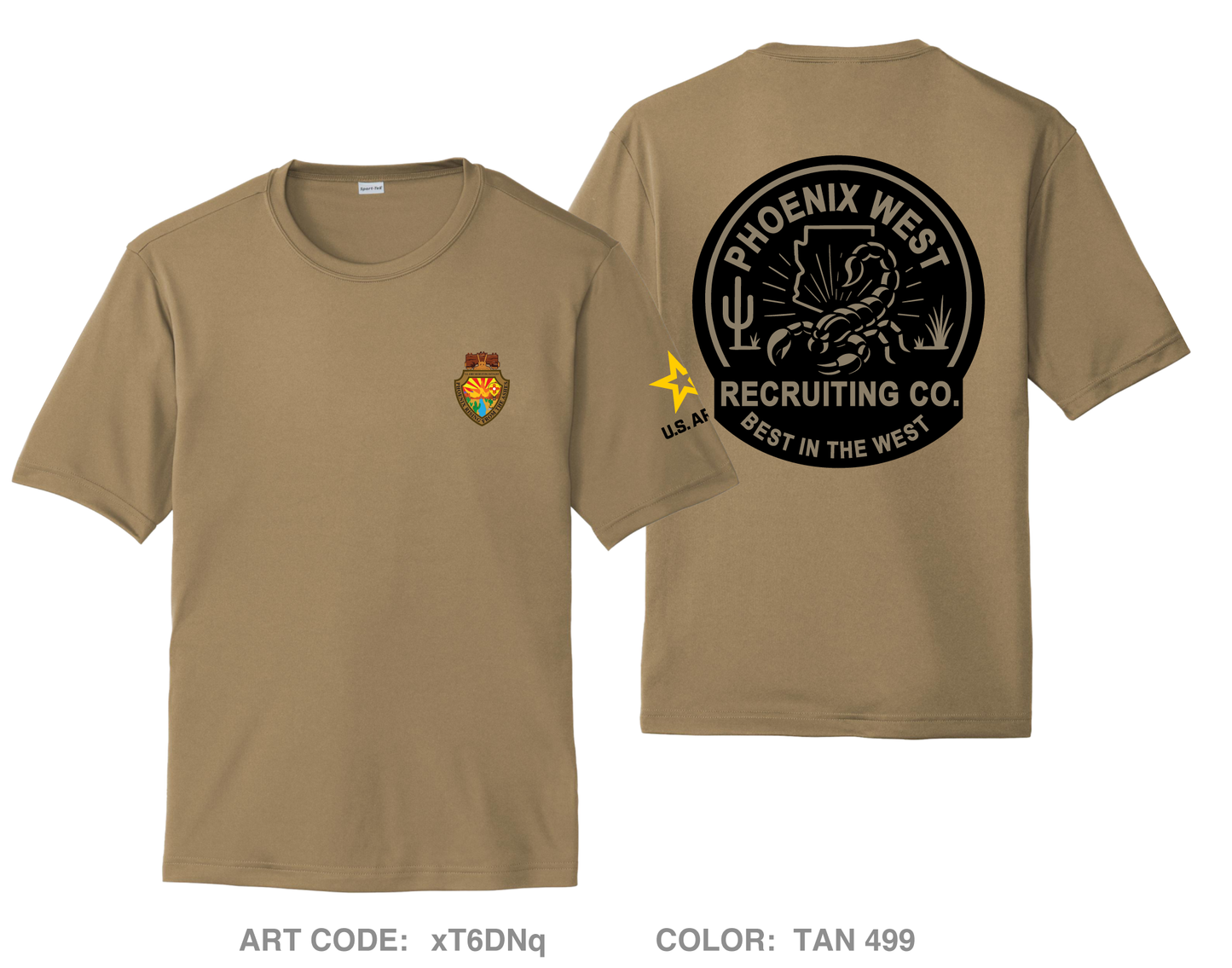 Phoenix West Recruiting Company Hi-Tech Performance Unisex SS Tee - xT6DNq