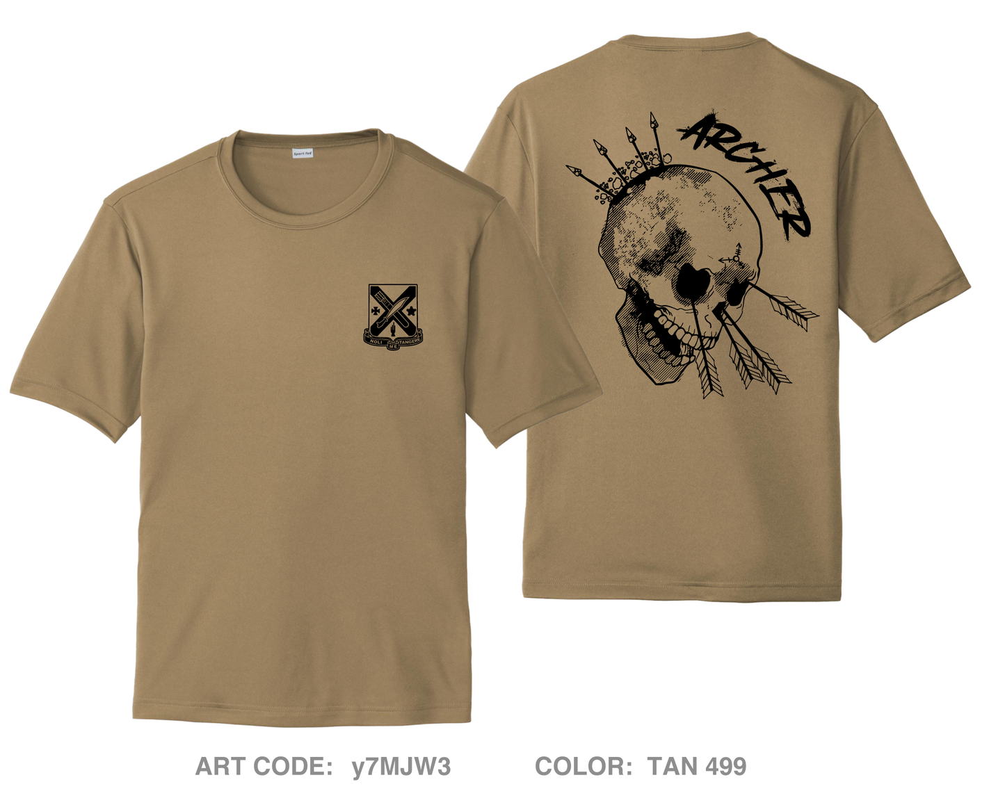 ARCHER Hi-Tech Performance Unisex SS Tee - y7MJW3