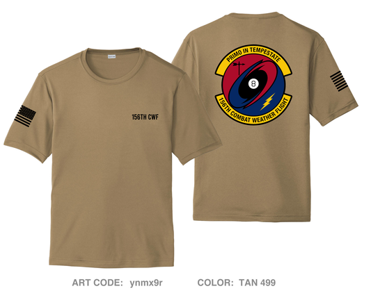 156th Combat Weather Flight Hi-Tech Performance Unisex SS Tee - ynmx9r