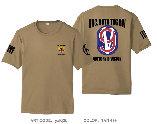 95TH TNG DIV, HHC Hi-Tech Performance Unisex SS Tee - yzKj3L