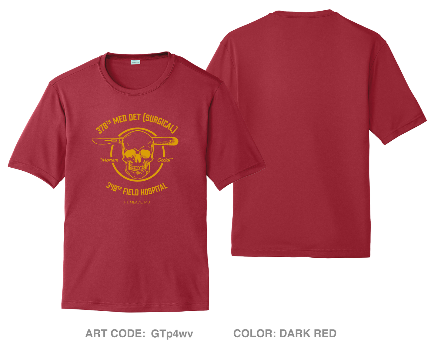 378th MED DET (SURG), 410th HSP CTR, 338th MED BDE Hi-Tech Performance Unisex SS Tee - GTp4wv