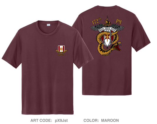 172nd Medical Detachment (PM) Hi-Tech Performance Unisex SS Tee - pX9Jst
