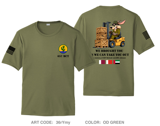 657 Mct Hi-Tech Performance Unisex SS Tee - 36rYmy
