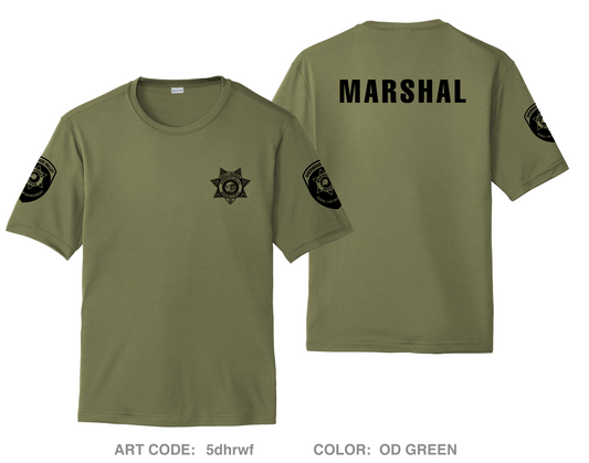SHERWOOD Valley Marshals Hi-Tech Performance Unisex SS Tee - 5dhrwf