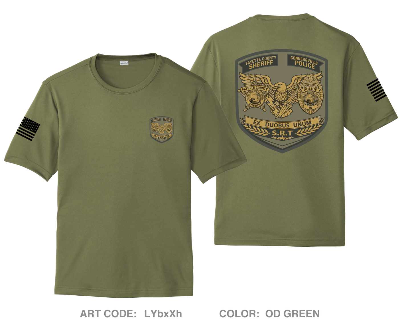 Connersville SWAT Hi-Tech Performance Unisex SS Tee - LYbxXh