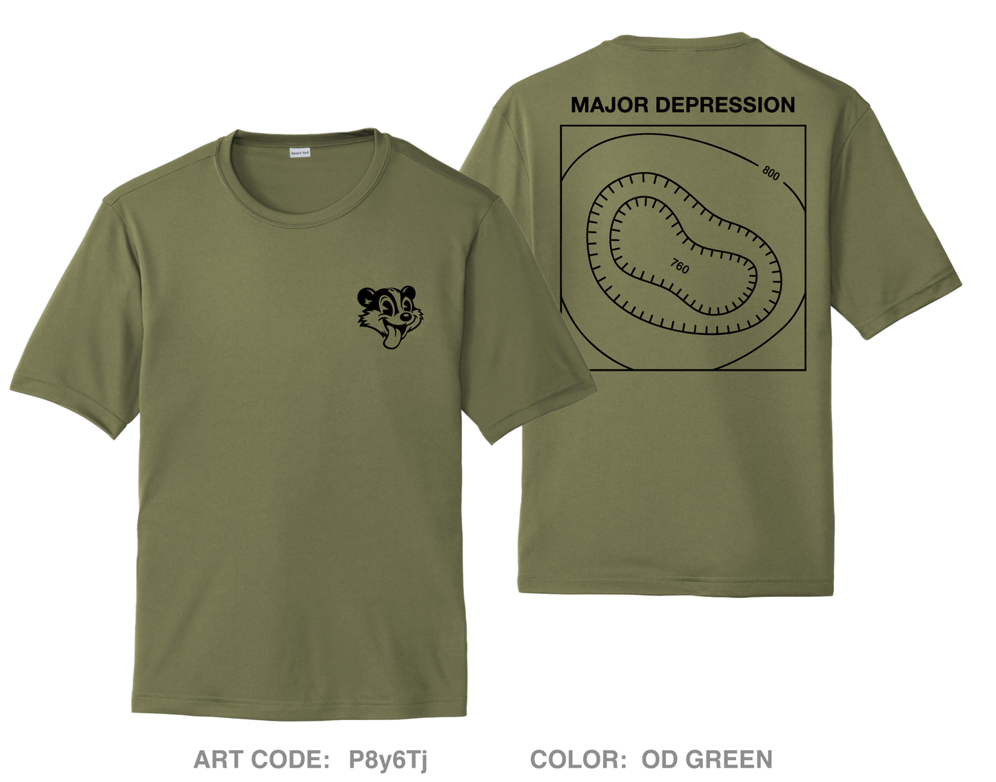 OHIO OCS 073 Hi-Tech Performance Unisex SS Tee - P8y6Tj