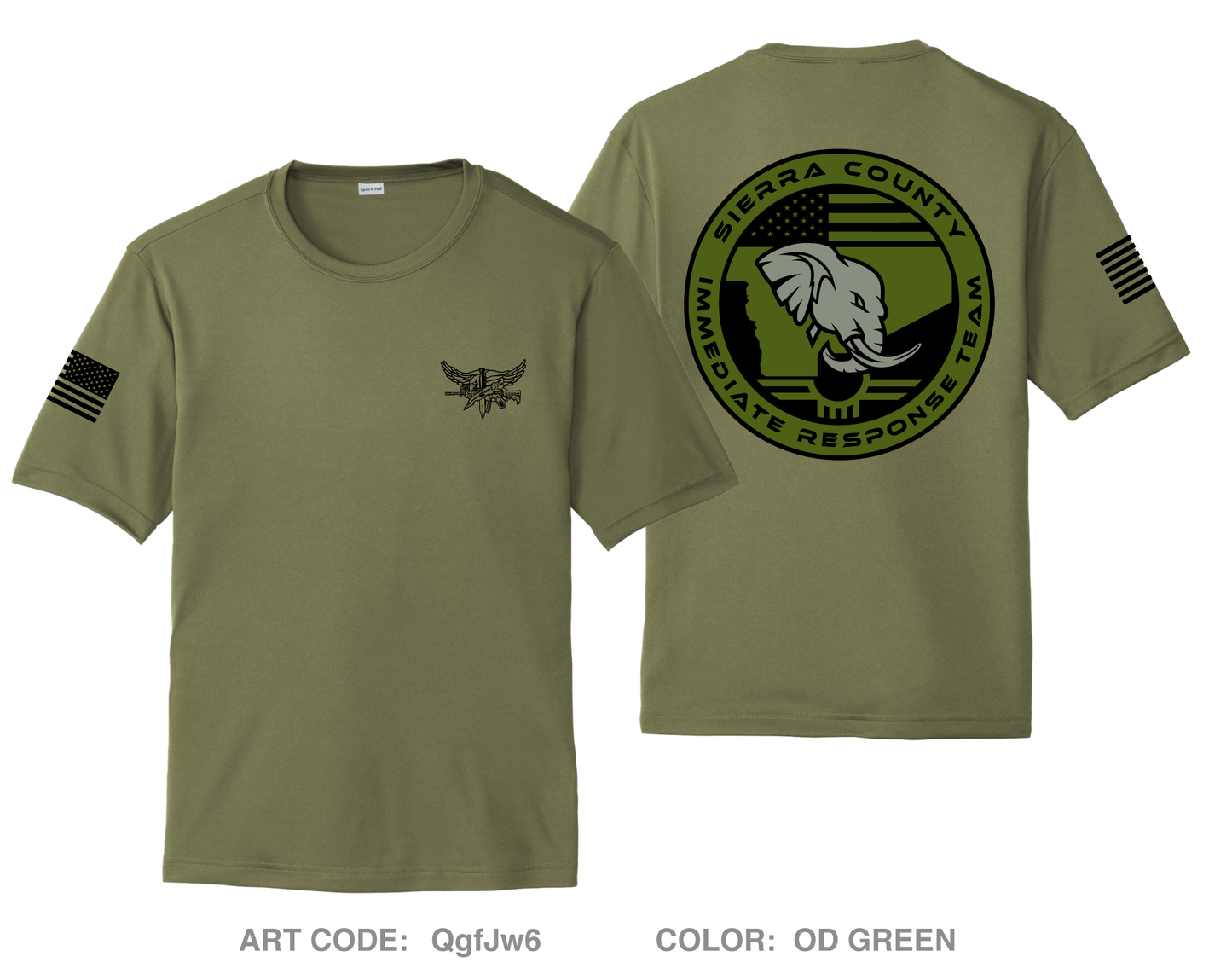 Sierra County IRT Hi-Tech Performance Unisex SS Tee - QgfJw6