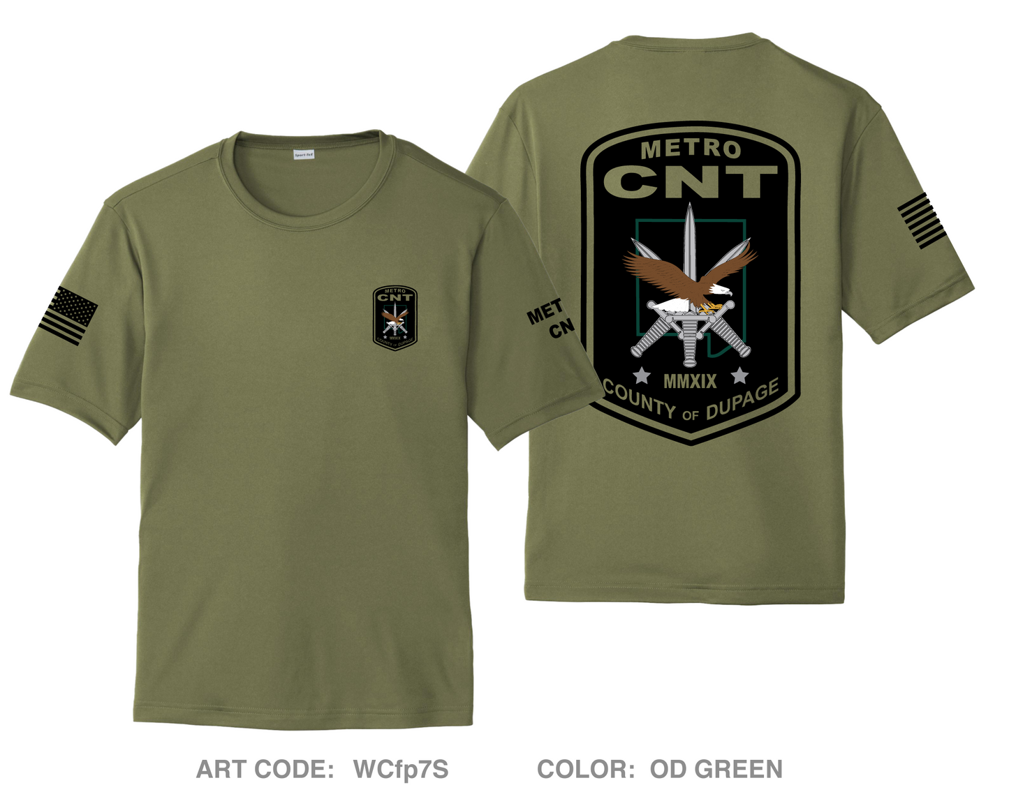 METRO CNT Hi-Tech Performance Unisex SS Tee - WCfp7S