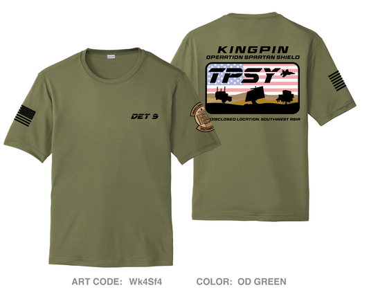 727 EACS Hi-Tech Performance Unisex SS Tee - Wk4Sf4