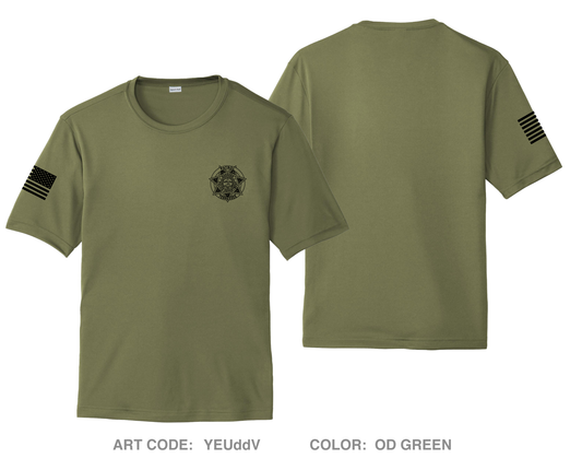 Gadsden Police Hi-Tech Performance Unisex SS Tee - YEUddV