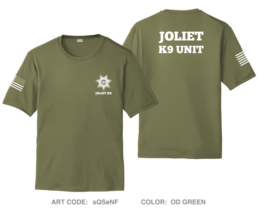 Joliet Police K9 Unit Hi-Tech Performance Unisex SS Tee - sQSeNF