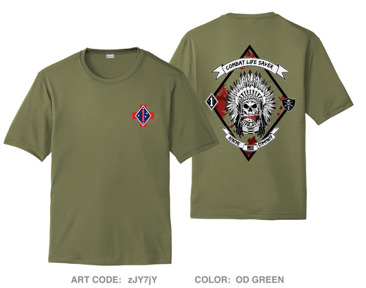 A Co, 1BN,5th marines Hi-Tech Performance Unisex SS Tee - zJY7jY