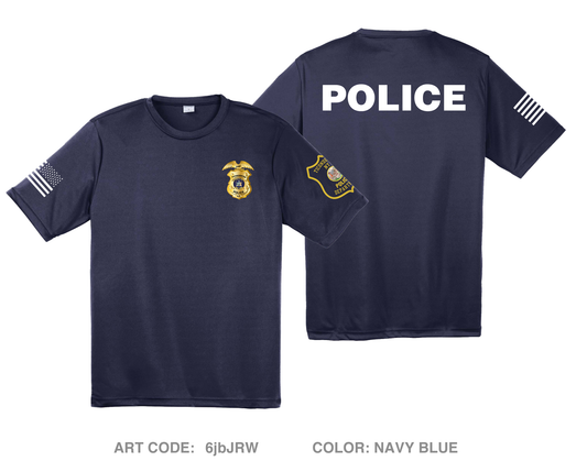 Ticonderoga Police Department Hi-Tech Performance Unisex SS Tee - 6jbJRW