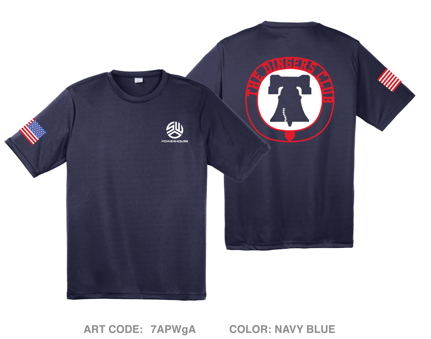 SWO Powerhouse Hi-Tech Performance Unisex SS Tee - 7APWgA