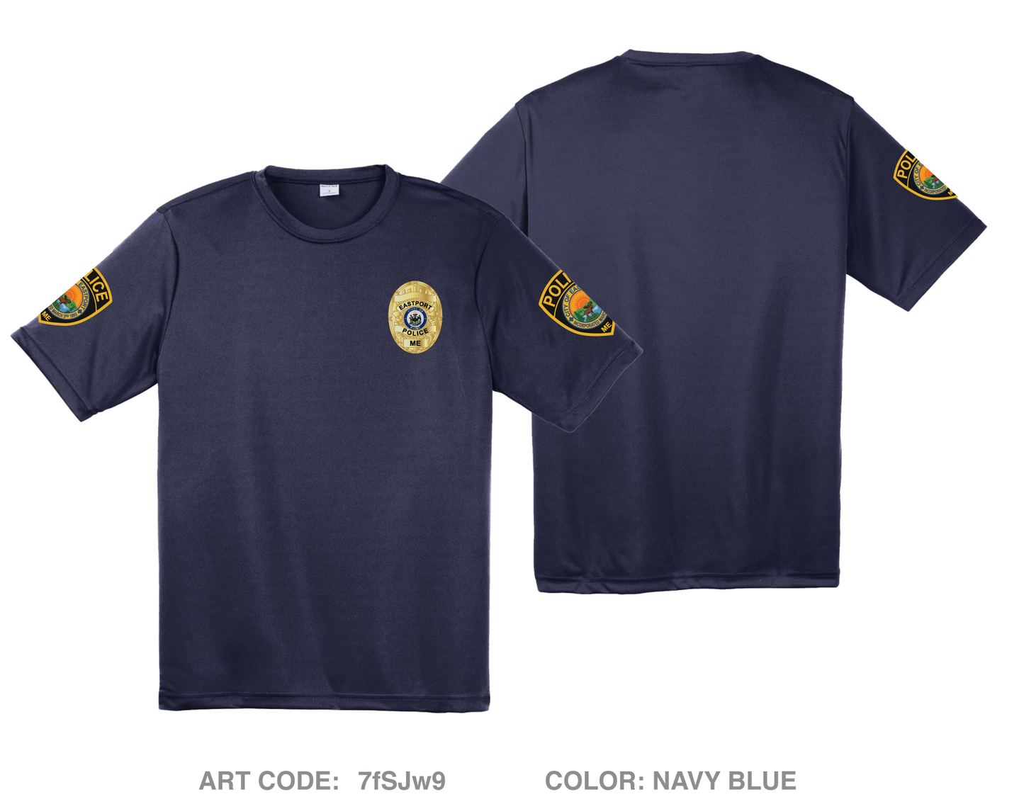 Eastport Police Department Hi-Tech Performance Unisex SS Tee - 7fSJw9