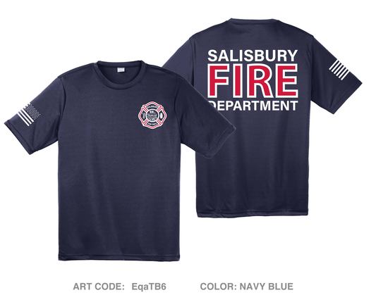 Salisbury Fire Department Hi-Tech Performance Unisex SS Tee - EqaTB6