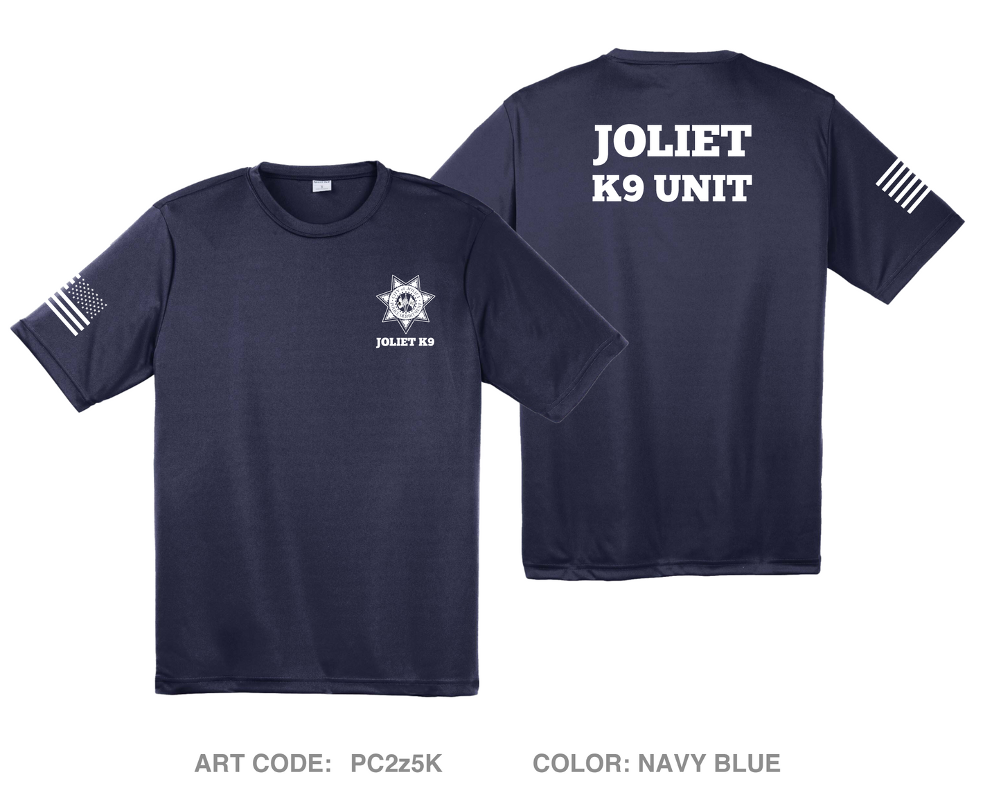 Joliet Police K9 Unit Hi-Tech Performance Unisex SS Tee - PC2z5K