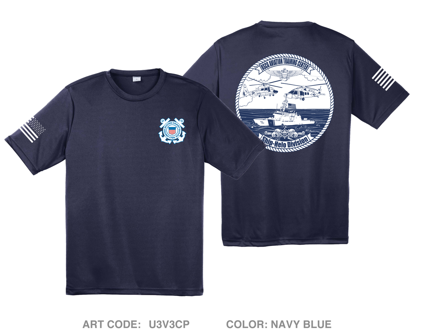 ATC SHIP/HELO Hi-Tech Performance Unisex SS Tee - U3V3CP