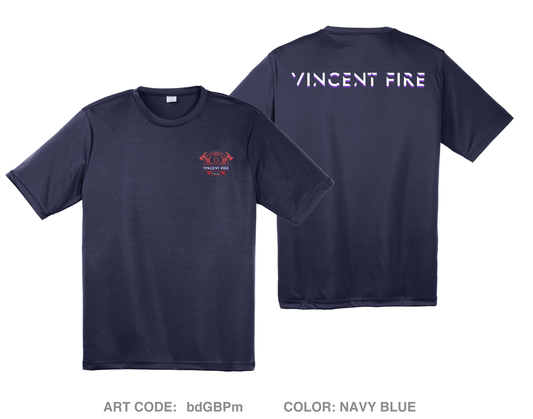 Vincent Fire Department Hi-Tech Performance Unisex SS Tee - bdGBPm