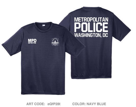Metropolitan Police Department - DC Hi-Tech Performance Unisex SS Tee - eQfP28