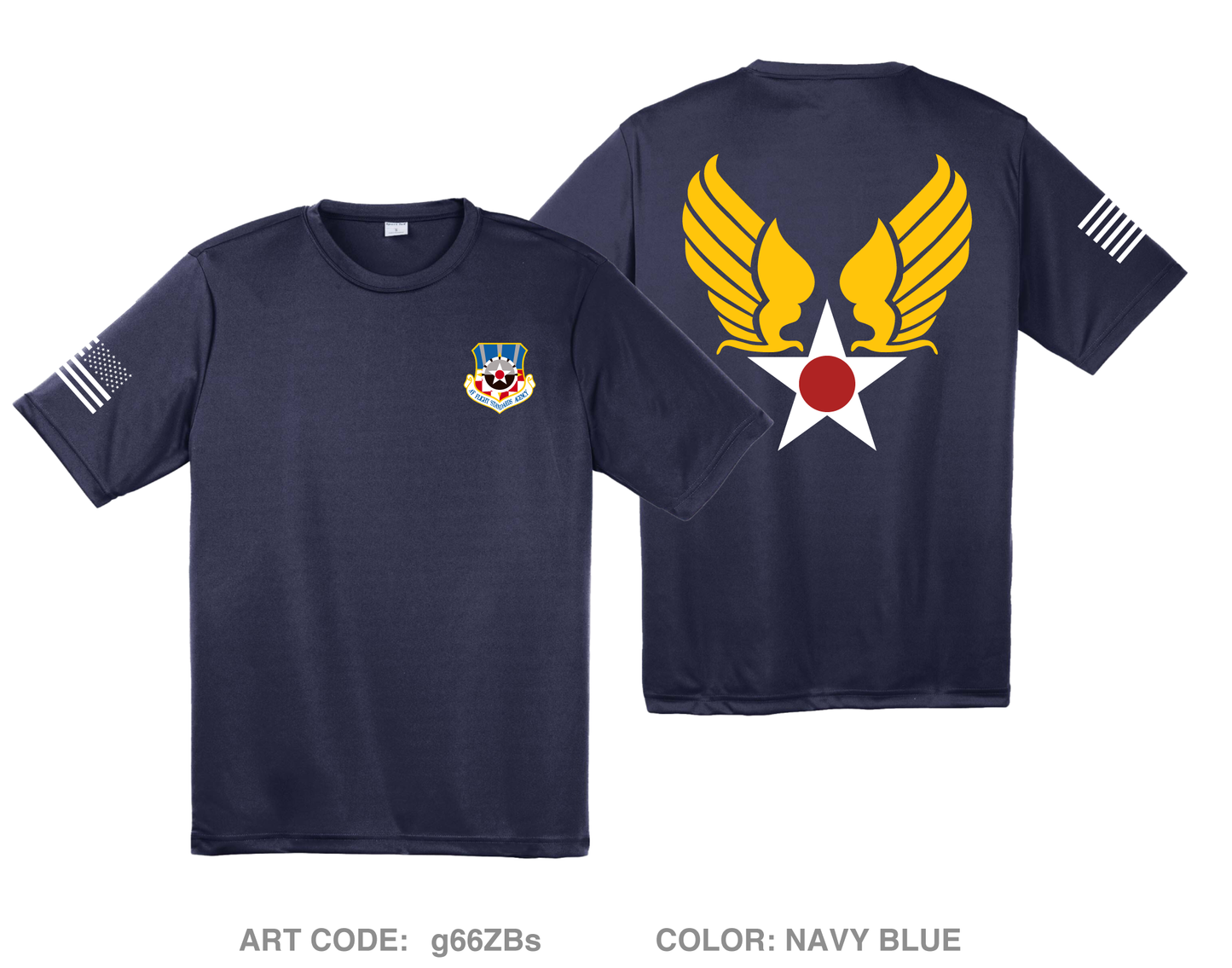Headquarters Air Force Flight Standards Agency Fundraising Collection Hi-Tech Performance Unisex SS Tee - g66ZBs