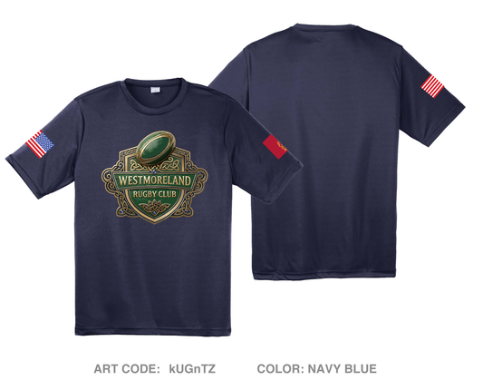 Westmoreland Rugby Club Hi-Tech Performance Unisex SS Tee - kUGnTZ