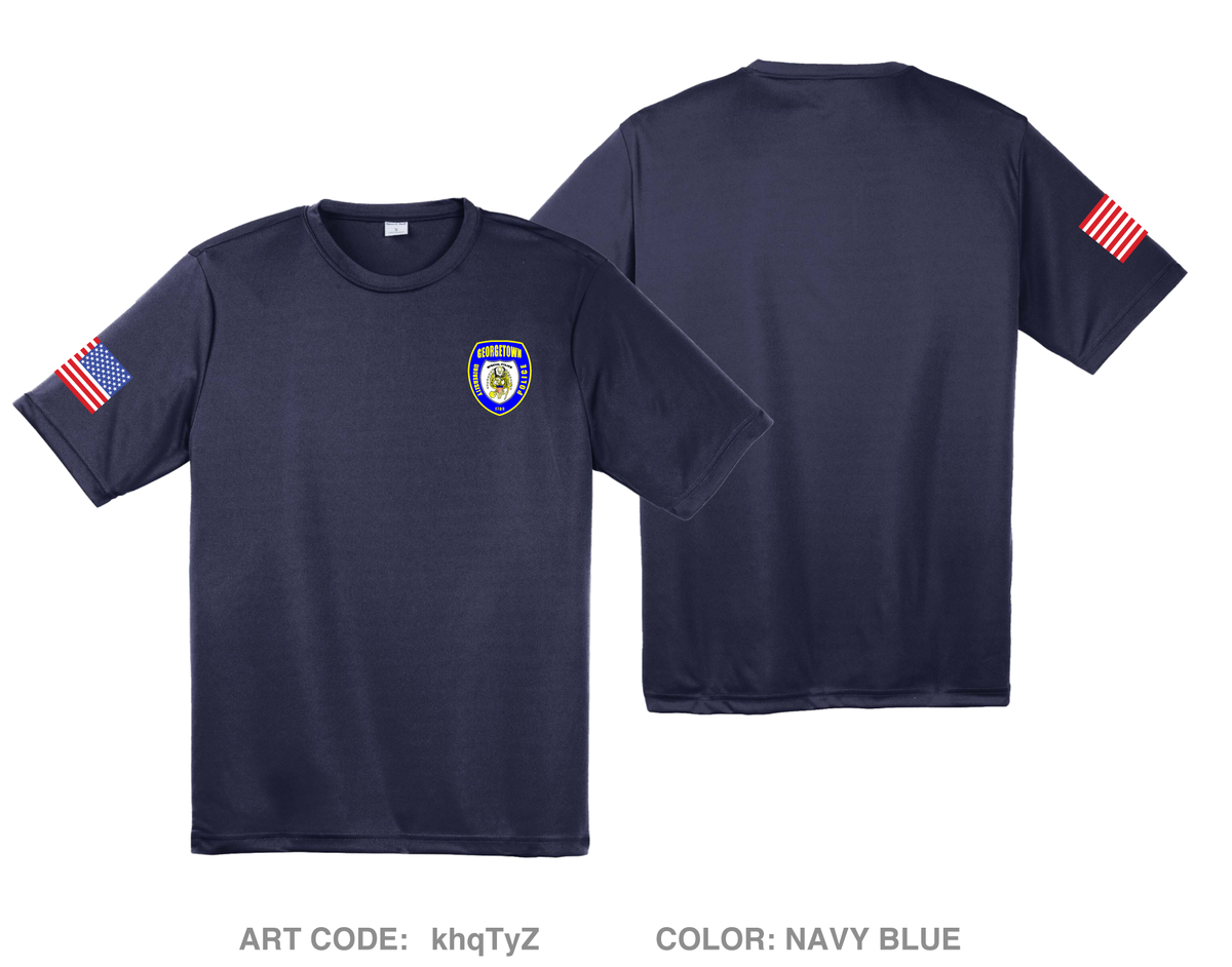 Georgetown University Police Department Hi-Tech Performance Unisex SS Tee - khqTyZ
