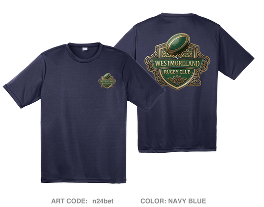 Westmoreland Rugby Club Hi-Tech Performance Unisex SS Tee - n24bet