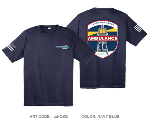 Adventist Health Tillamook Ambulance Hi-Tech Performance Unisex SS Tee - tcHQZG