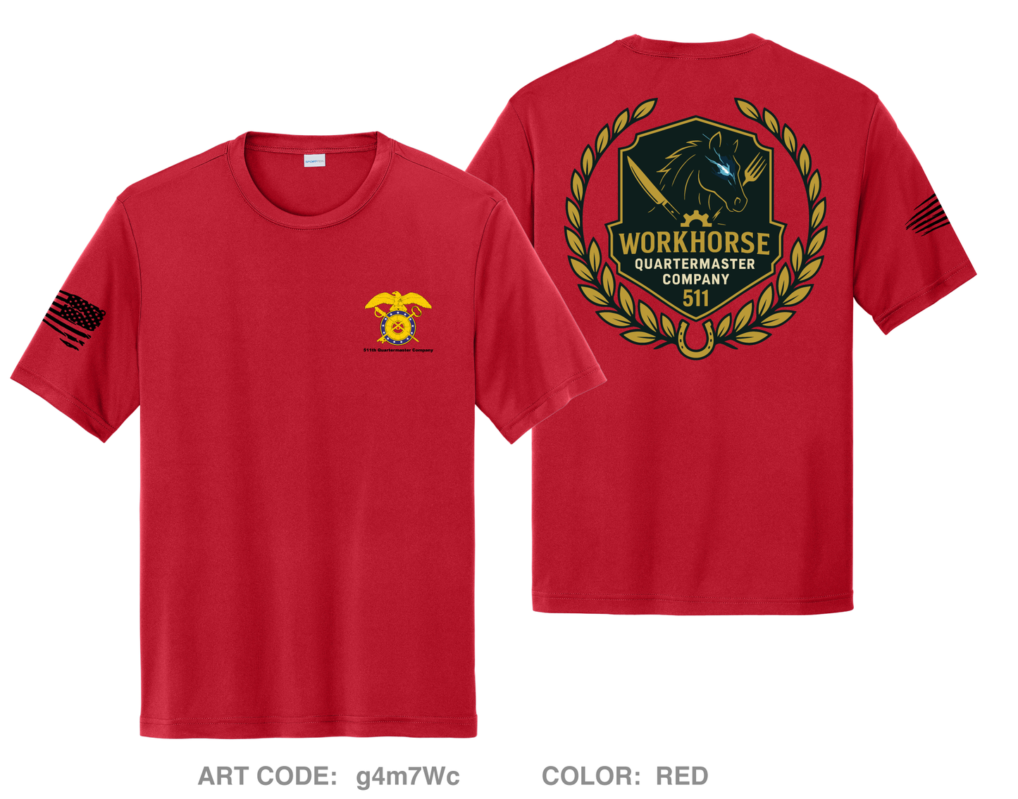 511th QMC Hi-Tech Performance Unisex SS Tee - g4m7Wc