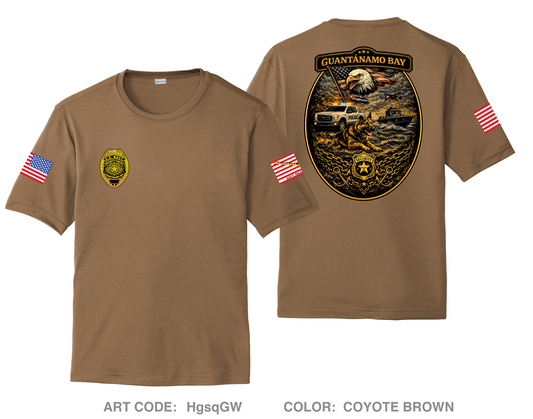 GTMO Security Hi-Tech Performance Unisex SS Tee - HgsqGW