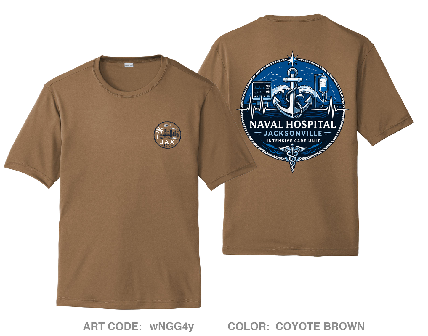 NAS JAX ICU Hi-Tech Performance Unisex SS Tee - wNGG4y