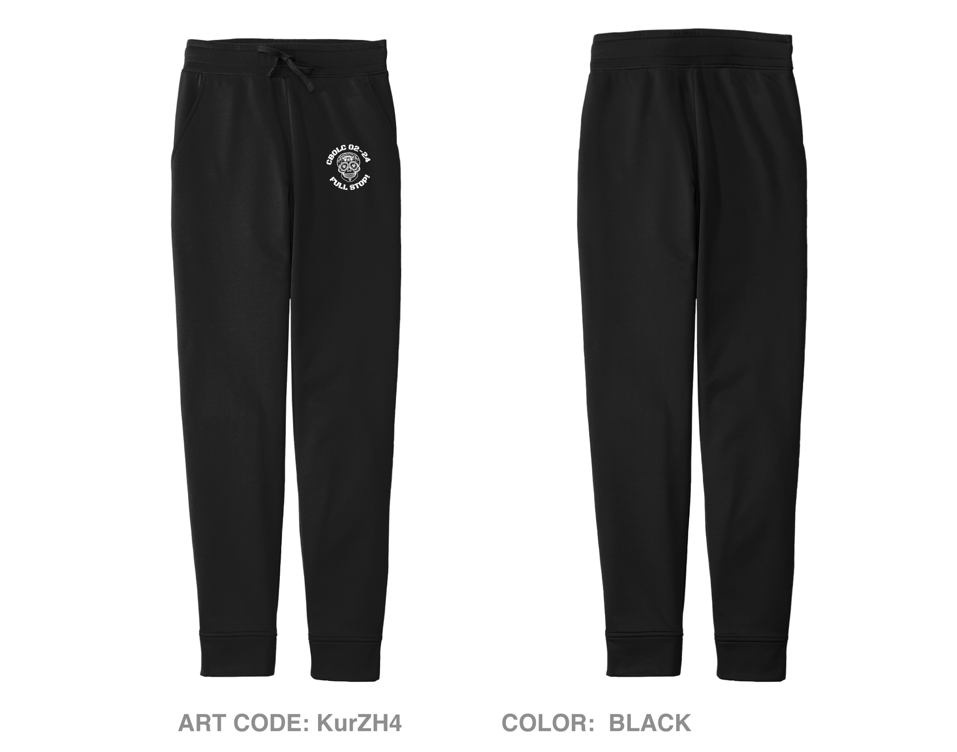 CBOLC 02 24 Hi Tech Performance Unisex Joggers KurZH4 Emblem Athletic