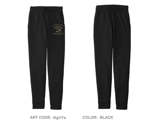 Calvert County Sheriff's Office K-9 Unit Hi-Tech Performance Unisex Joggers - 4fgVYa