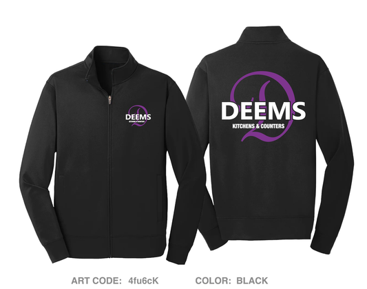 Deems Kitchen and Counters Hi-Tech Performance Full-Zip Fleece Jacket - 4fu6cK