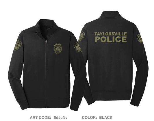 TAYLORSVILLE POLICE DEPT Hi-Tech Performance Full-Zip Fleece Jacket - 6dJcNv
