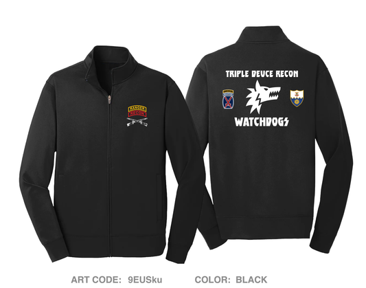 Watchdog Scout Platoon Hi-Tech Performance Full-Zip Fleece Jacket - 9EUSku