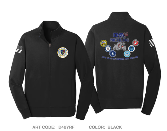 DHA J4 Fundraising Collection Hi-Tech Performance Full-Zip Fleece Jacket - D4bYRF