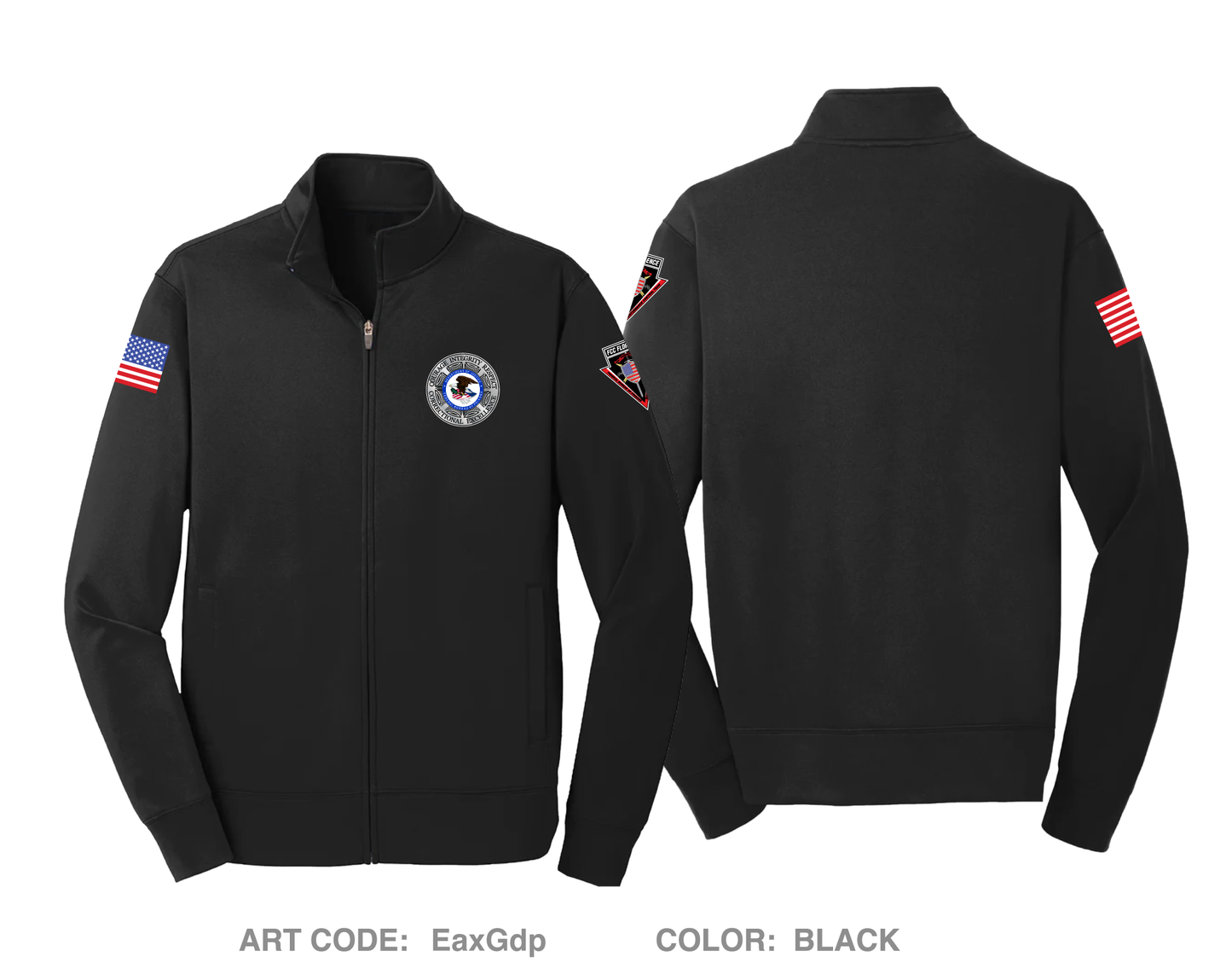 FCC Florence Disturbance Control Team Hi-Tech Performance Full-Zip Fleece Jacket - EaxGdp