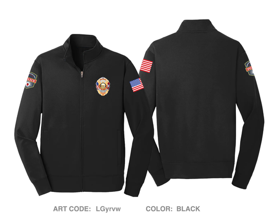 Red Devil Institutional Police Department Hi-Tech Performance Full-Zip Fleece Jacket - LGyrvw