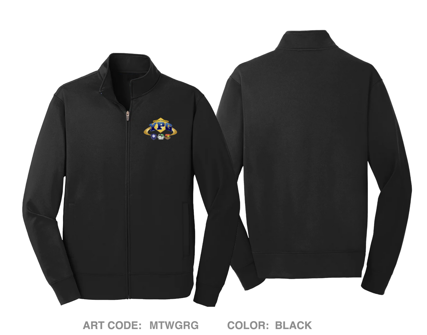 Yuma Proving Ground Hi-Tech Performance Full-Zip Fleece Jacket - MTWGRG