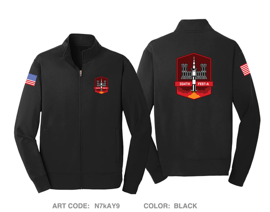 334th FEST-A Store 1 Hi-Tech Performance Full-Zip Fleece Jacket - N7kAY9