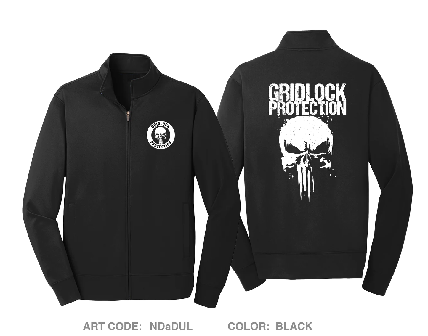 Gridlock protection Hi-Tech Performance Full-Zip Fleece Jacket - NDaDUL
