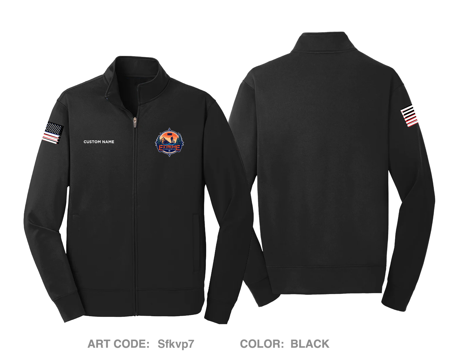 CUSTOM Nacion de Fe Hi-Tech Performance Full-Zip Fleece Jacket - Sfkvp7