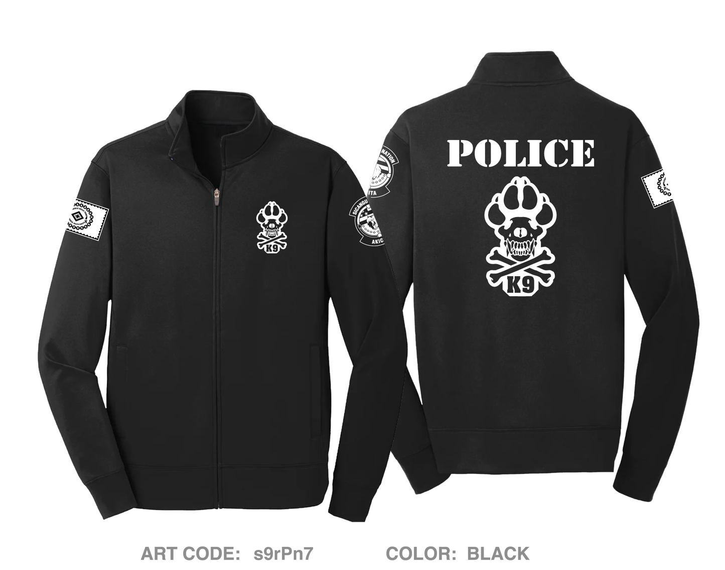 RST-LES K-9 Unit Hi-Tech Performance Full-Zip Fleece Jacket - s9rPn7