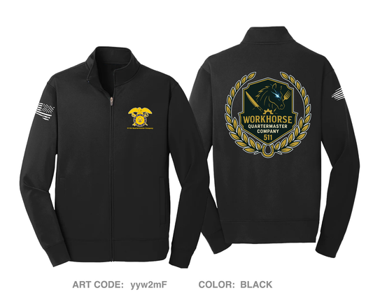 511th QMC Hi-Tech Performance Full-Zip Fleece Jacket - yyw2mF